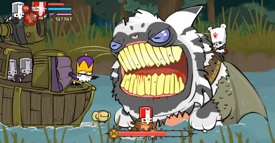 Can You Pet the Dog? on X: you cant pet Dog in Castle Crashers