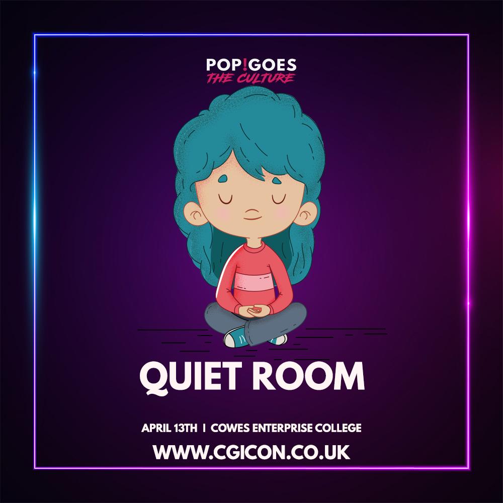 cgi_con's tweet photo. As part of our dedication to inclusive environments, we've added a designated 'Quiet Zone' for those who need a moment to themselves. We understand lights, sounds and crowds can be daunting - so seek out the Quiet Zone to take a break from the day. https://t.co/jJOZxgBzXx