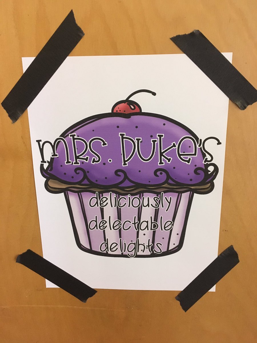 ScottsDots's tweet photo. Welcome to Mrs. Duke’s Deliciously Delectable Delights bakery! Today, we trained to become master bakers by adding and subtracting fractions, and multiplying fractions and whole numbers. My treats were only “half” as good as these bakers’ concoctions! @EMYoderElem 🍰🧁🍪 https://t.co/rP666caDPJ