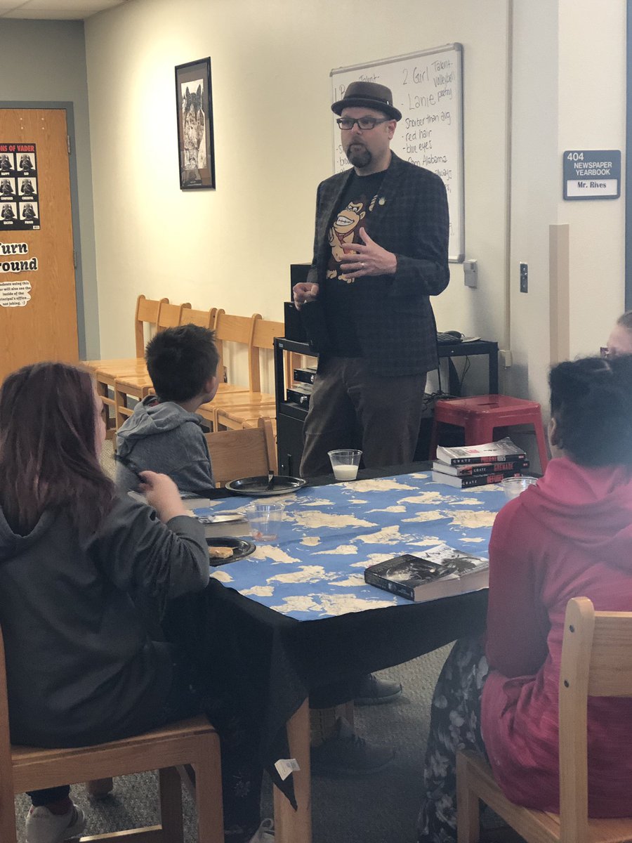 RPNGCLibrary's tweet photo. @AlanGratz captivated all of South MS!! It was an AMAZING visit!! Thank you SO much! https://t.co/MvlpKZFvFQ