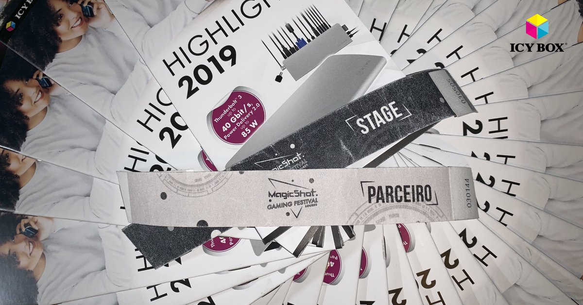 ICYBOXIberia's tweet photo. O fantástico @MagicShotPT Gaming Festival | Loures 2019 acabou mas os prémios continuam!! segue e fica atento à nossas redes para não perderes pitada das novidades! 🤩🤩🤩 #magicshot #ICYBOX #ICYBOXIBERIA https://t.co/KorE1hHIIt