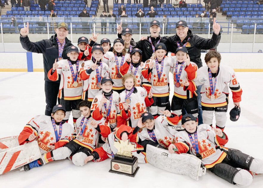 Leaside Atom AA! This team finished the season with a 62-5-9 record as <a href="/GTHLHockey/">GTHL Hockey</a> champs.  They could have let some early season disappointment get them down but they rose to the top! Off to provincials! #perseverance #community #teammatesforlife