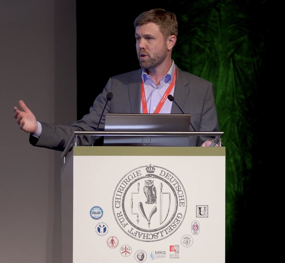 "We think this is going to be a revolution... not based on robotics, but on data-based surgery." - Dave Herrmann, SVP, Marketing &amp; Business Development at Verb Surgical. Presenting at the 136th Congress of the German Society of Surgery. #Surgery #AI
