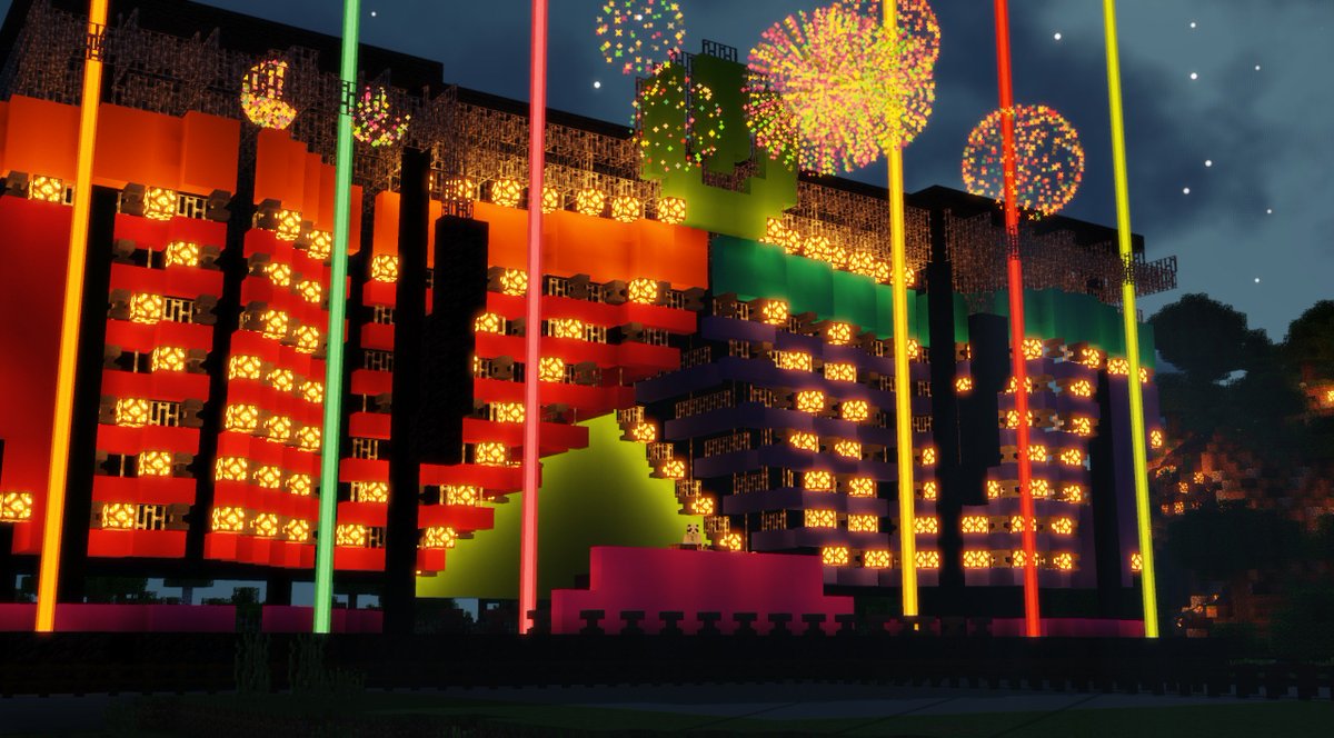 LoreofCrafters's tweet photo. We had our own #Ultra2019 party in Minecraft. 🎉🎉🎉 https://t.co/wsS0wHPucD