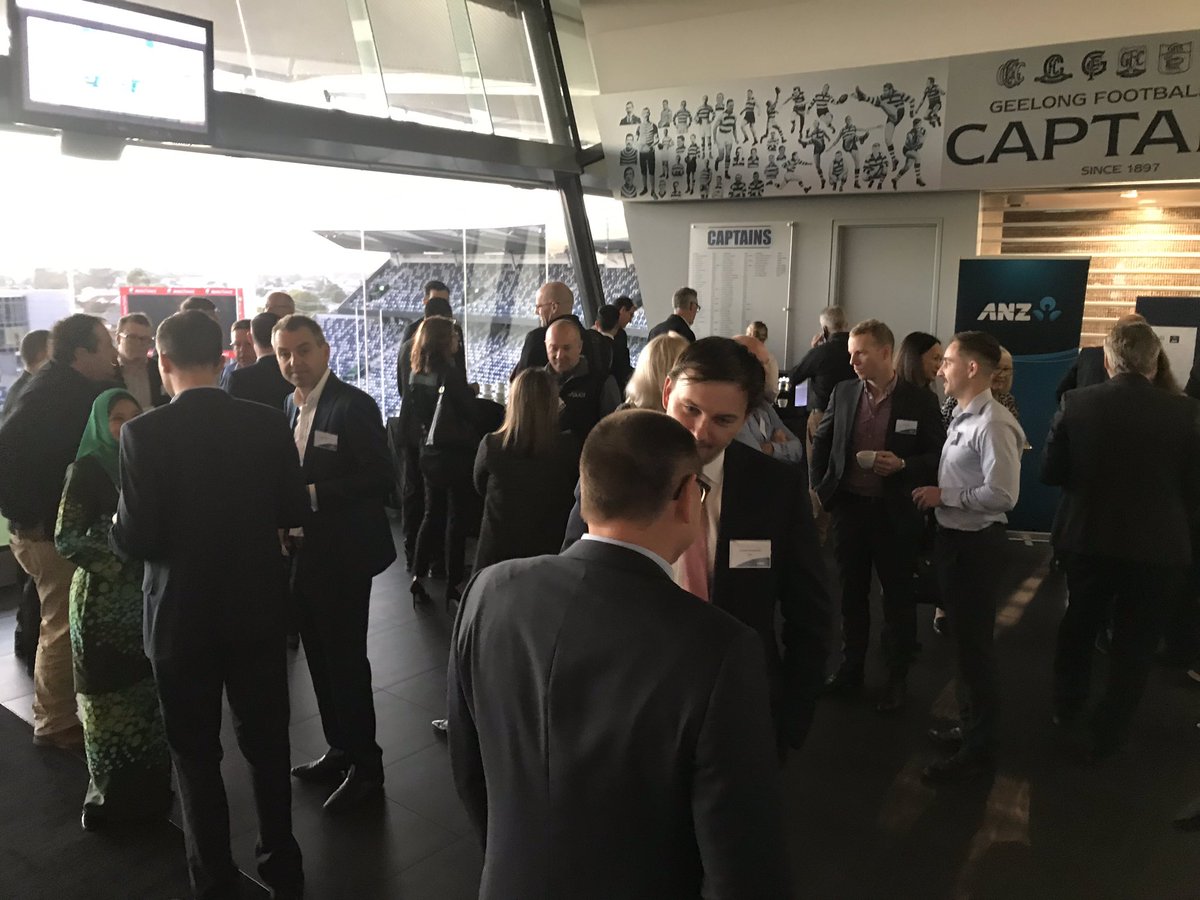 Early insights session this morning in #geelong. ANZ Asia Economics Update with local Customers, Brokers &amp; industry leaders hearing from Raymond Yeung on his key messages for the #Asia Market &amp; #economy <a href="/LLSexton23/">Lionel Sexton</a>  @garbuthnot1