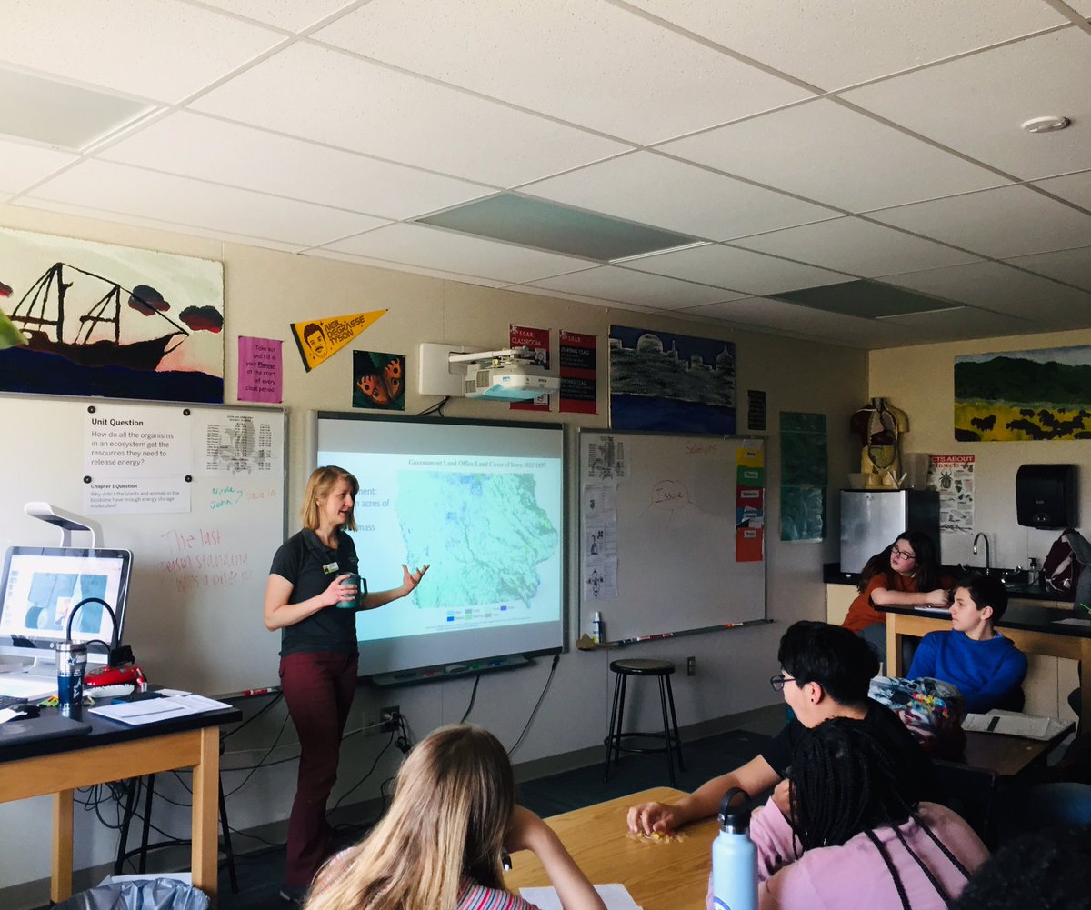 MrStimmel's tweet photo. Thank you @JCConservation for sending Naturalist, Kristen Morrow to speak with our #CASL students! We loved hearing about possible ways we can positively impact the environment with our upcoming service projects. https://t.co/GRiyvoESeD