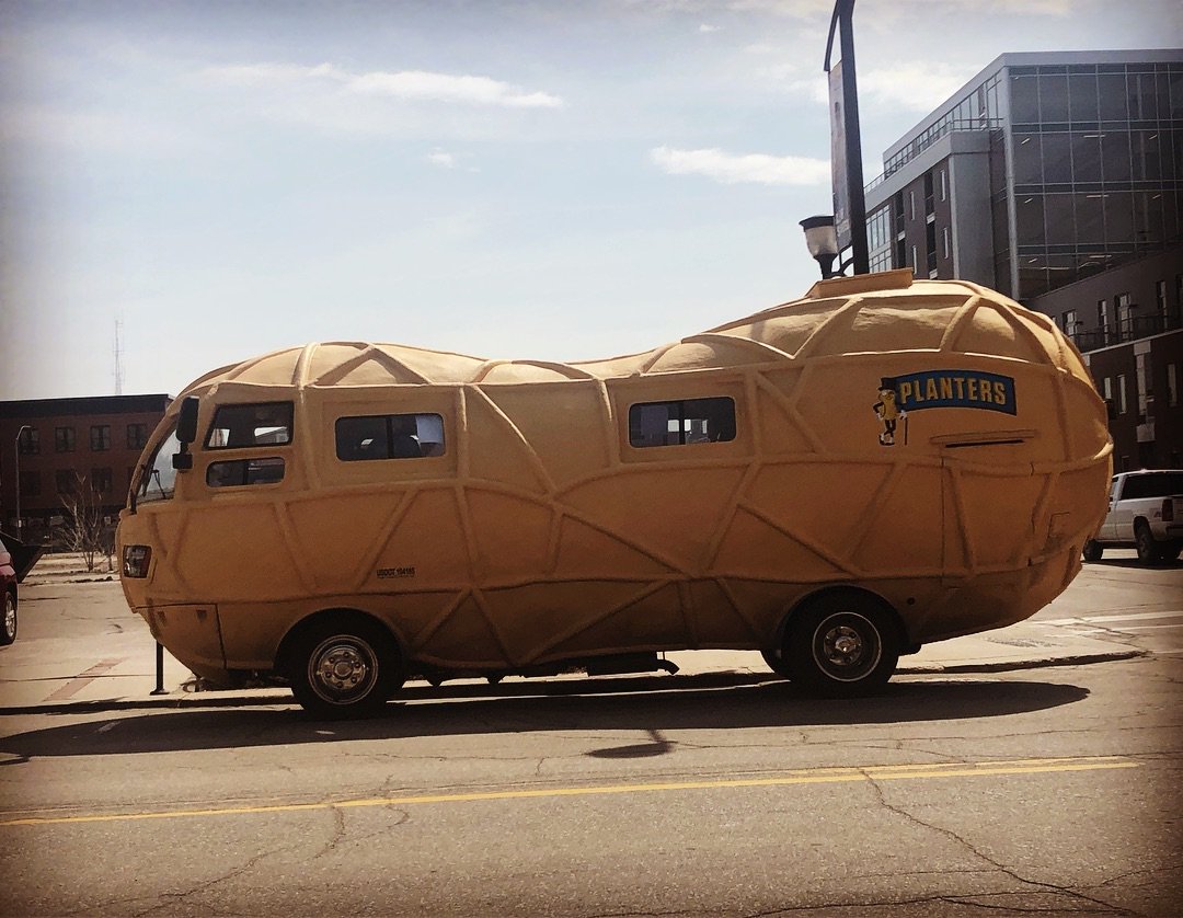 visionaryia's tweet photo. No #AprilFools here! Spotted right outside the Visionary headquarters in @eastvillagedsm ...we see you, @MrPeanut!

#BeVisionary #MondayFunday #SendSnacksPlease https://t.co/Y1Jh8hhD4W