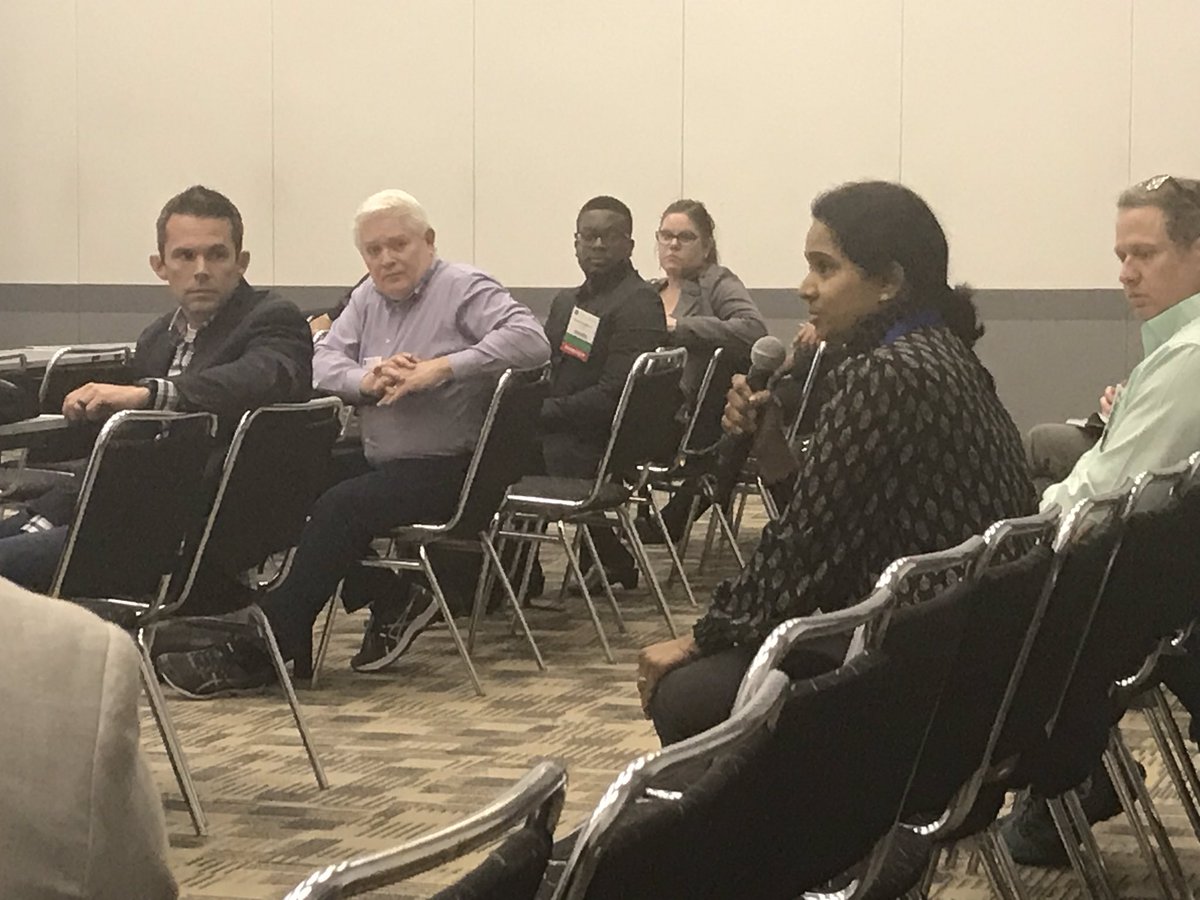 Great conversations about data happening already at @smartcityc