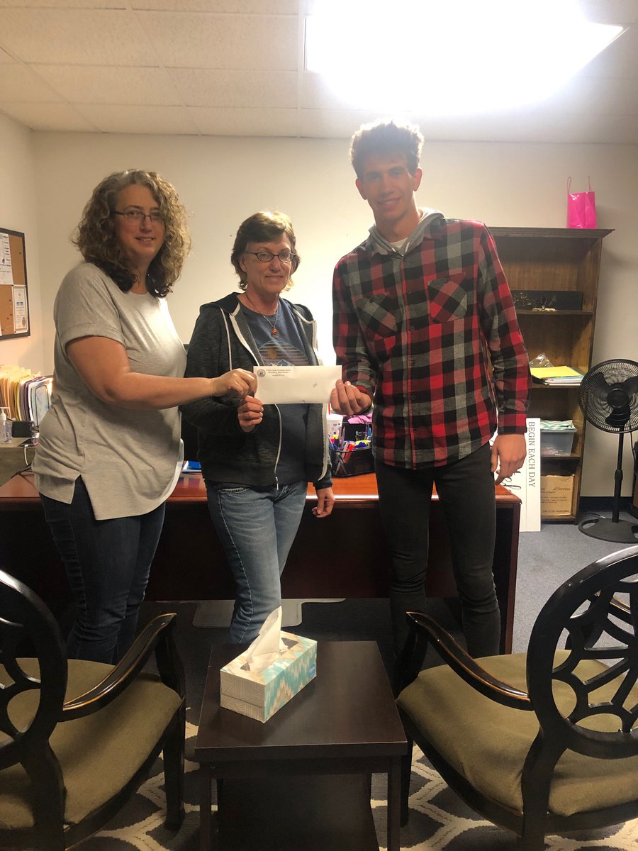 MHSSeniorProj's tweet photo. Triston’s basketball camp raised 220 dollars that he’s seen donating here to the Webster County Victim Assistance Program. https://t.co/AtF8iwc4Im