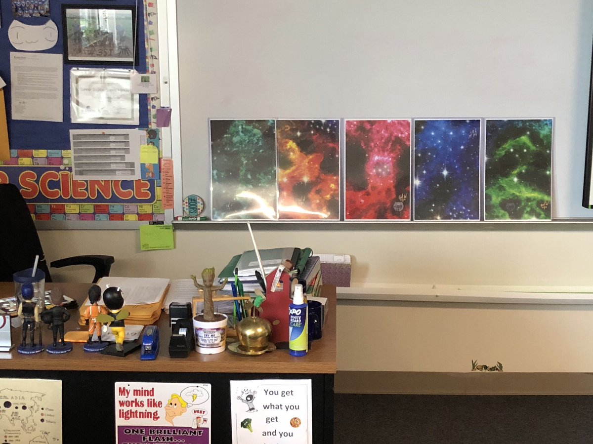 SciSarahSam's tweet photo. When your teacher goes to Planet ComiCon and brings back some sweet hidden nebula art to share with you. #PCKC @comicguru92 https://t.co/sfJLfZnTtL