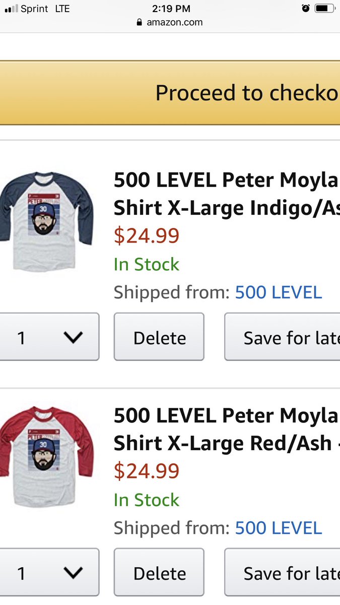 SaraAlice5's tweet photo. @PeterMoylan you may have signed ALL of my Moylan shirts over the years but how will you sign these? J/k lol #retired #RP #BP #sademoji https://t.co/YMPLwVwRO4