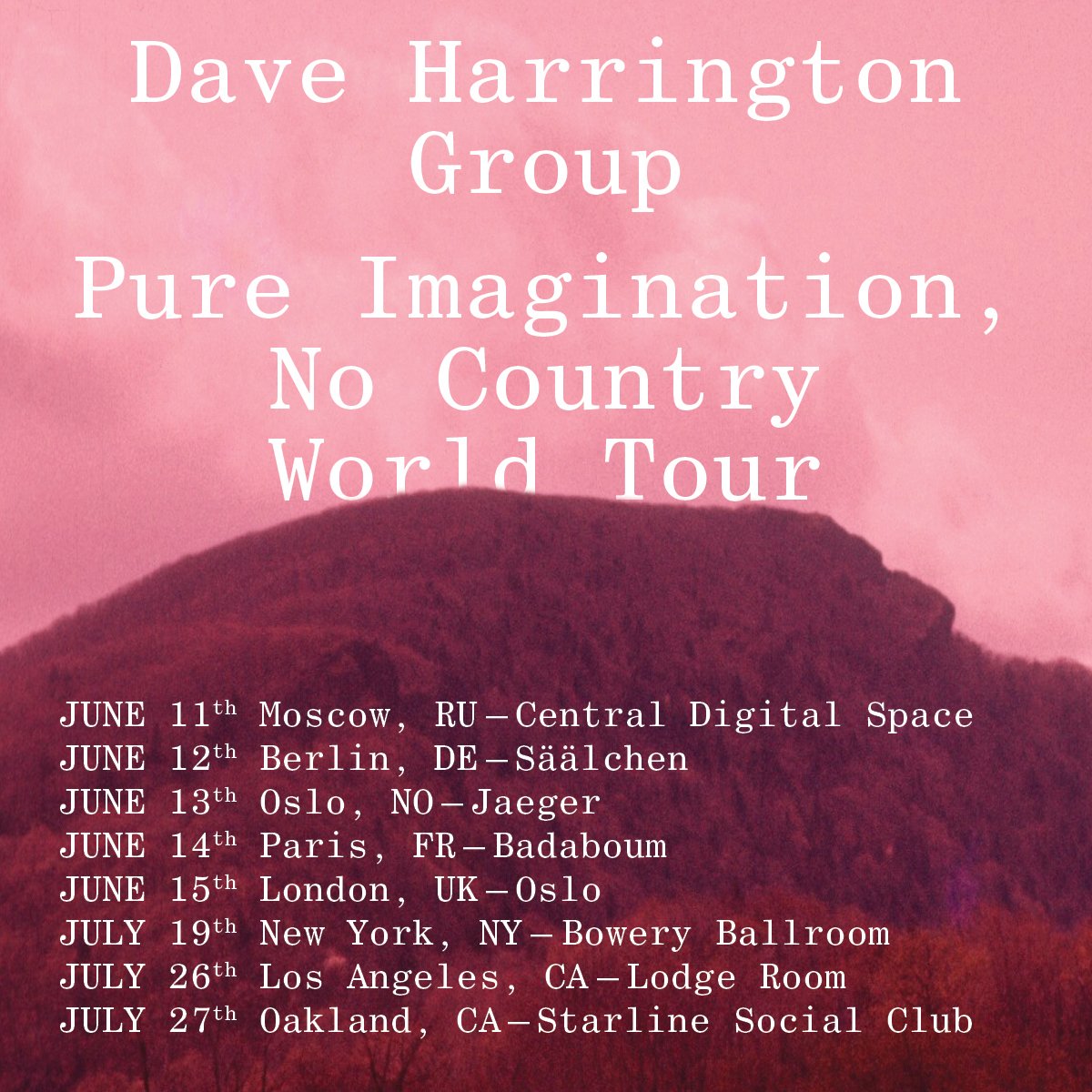 DHG PINC TOUR !
See you out there !
Tix on sale Friday: bit.ly/2CJ7JNd