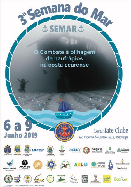 DivemagC's tweet photo. [3a. SEMANA DO MAR] em Fortaleza
6 a 9 de Junho
Iate Clube de Fortaleza, CE
Participação: Ana Flavia Pantalena, Erika Beux &amp; Gabriel Katter (Gaba) https://t.co/RGos9i3dR9