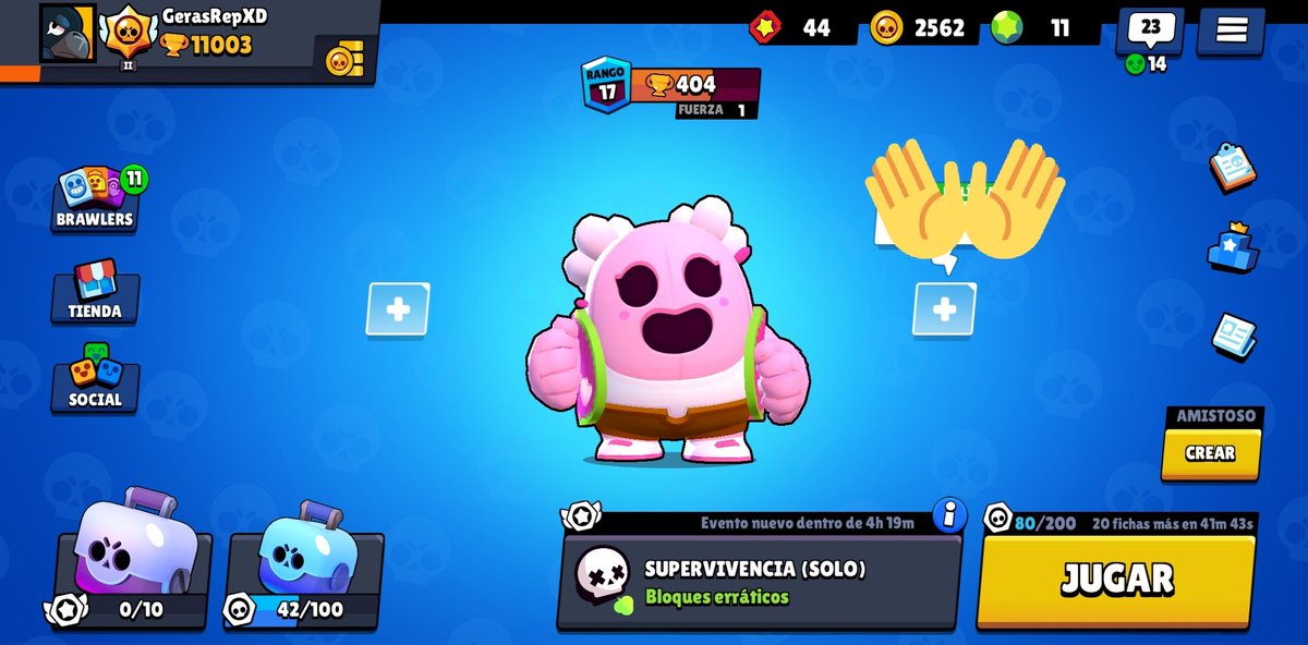 GerasRepXD's tweet photo. Busco equipo competitivo de brawl stars tengo 11k copas y bastante experiencia 🤙💪 https://t.co/xjuQUcT7F5