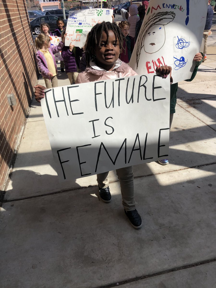 MsAddisonAP1's tweet image. Closing out Women’s History Month with a March!! @LudlowTaylorES