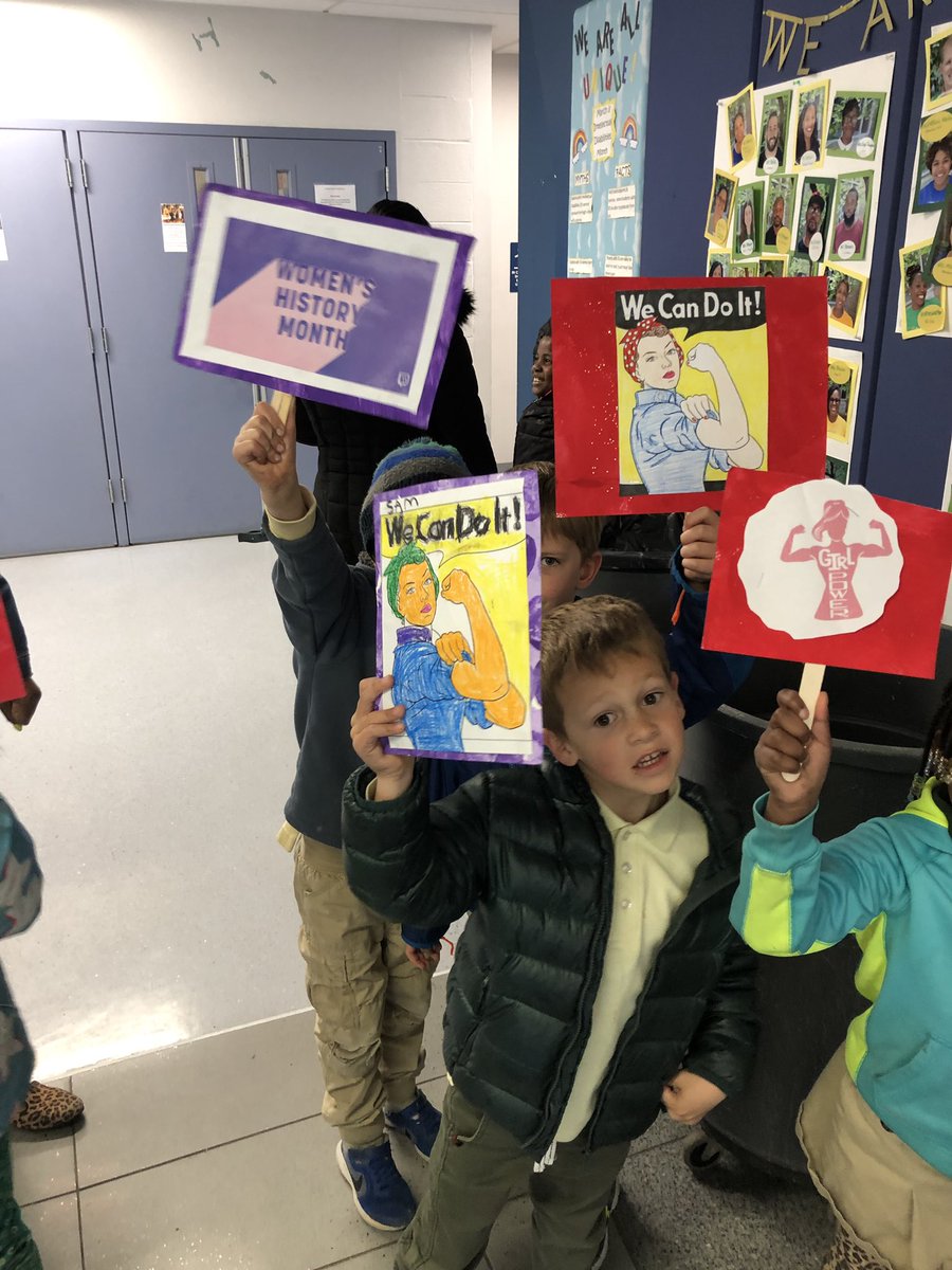 MsAddisonAP1's tweet image. Closing out Women’s History Month with a March!! @LudlowTaylorES