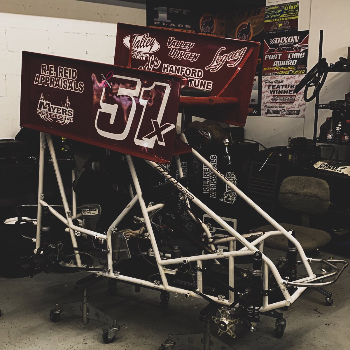 The first step toward victory lane is shop prep ⚙️ We’re putting the final touches on the cars before the first #race of 2019 in #Stockton next weekend Saturday April 6th 🤘🏻🏎🔥