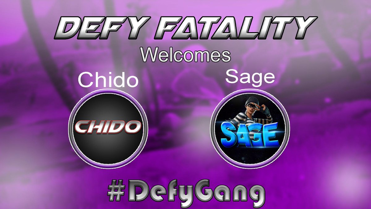 DefyFatality's tweet image. Team Defy Fatality Welcomes our New members!😀
#DEFYGANG