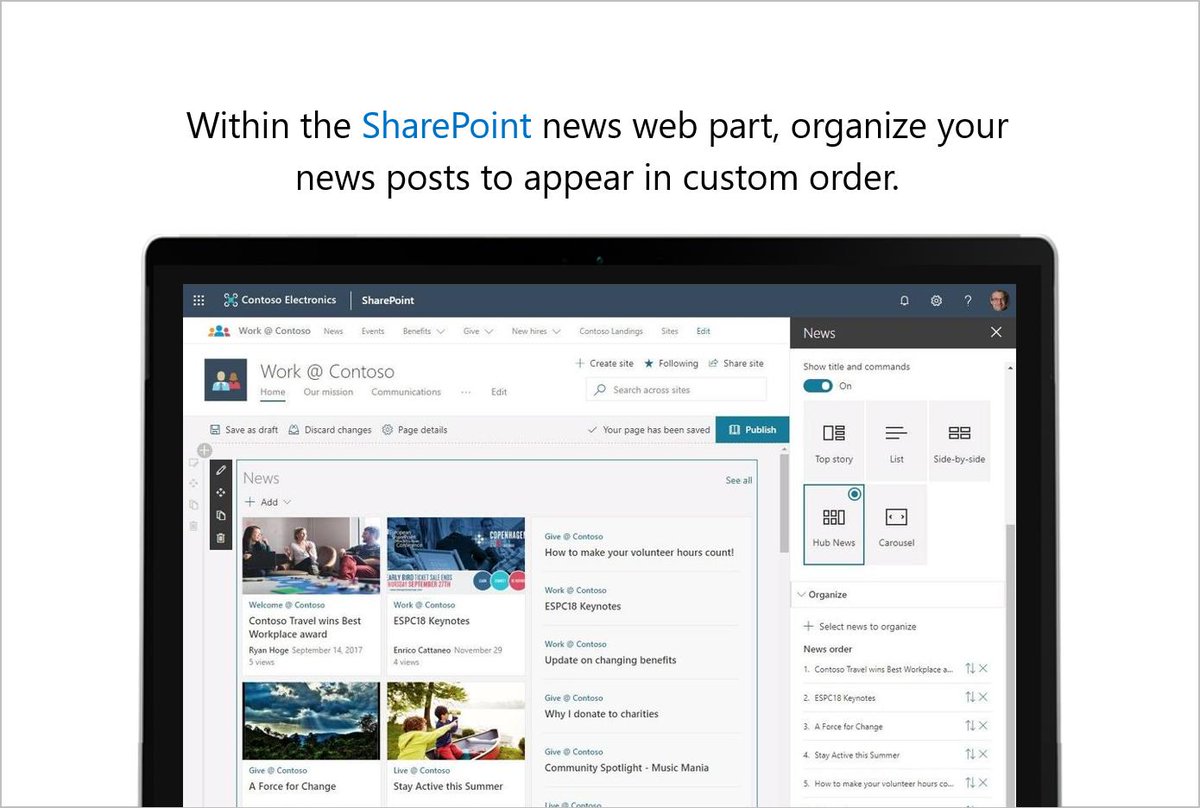 SharePoint's tweet image. Learn about our latest updates for #SharePoint news and pages. techcommunity.microsoft.com/t5/Microsoft-S…