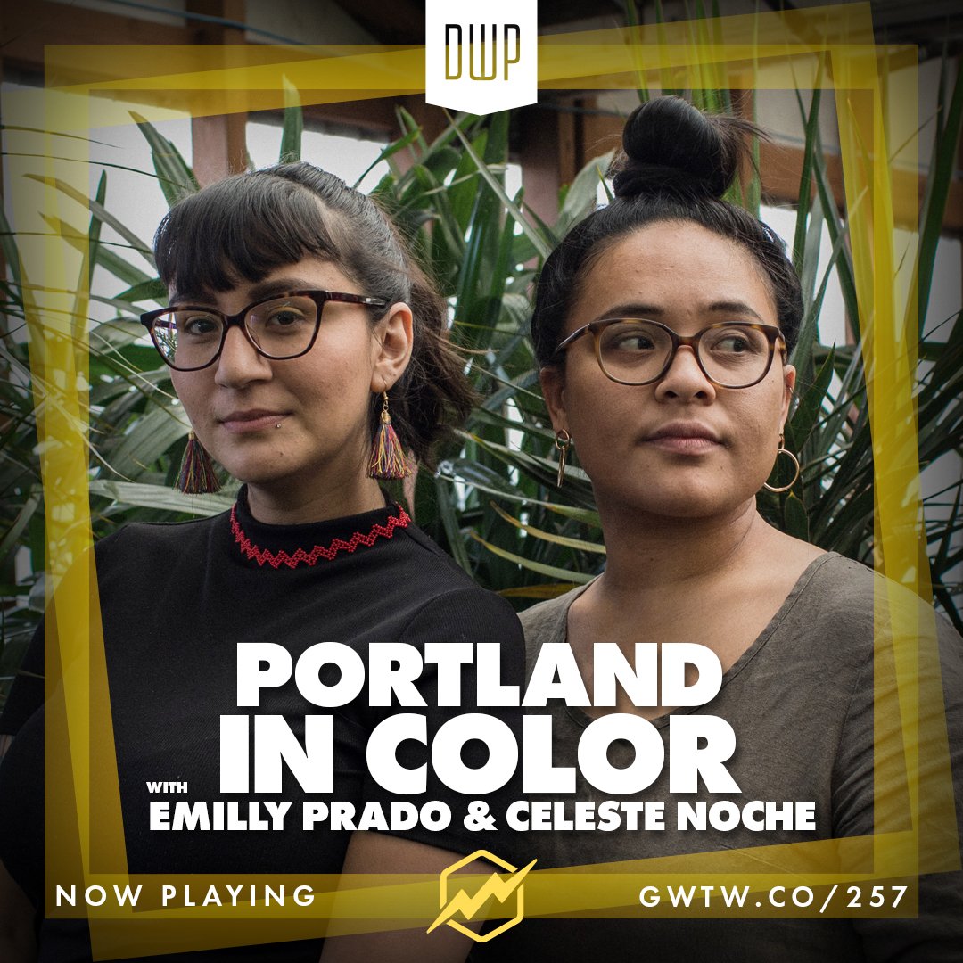 DesignWeekPDX's tweet photo. Listen to this week's @gwtwpodcast where @extracelestial and @emillygprado talk about #PortlandInColor and their upcoming #DWPDX event on April 10th, Redesigning the Narrative.
https://t.co/MSS0Nyi8ap https://t.co/5u59mErjID