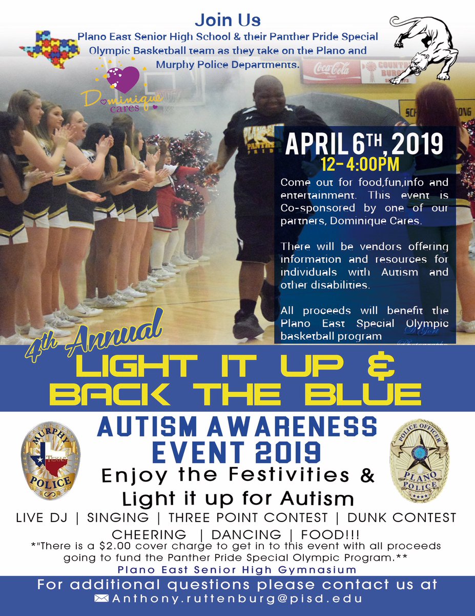 PESH_Pride's tweet photo. Don’t forget PESH students. It’s Autism Awareness Week!! Also this Wednesday-Friday we will be selling bracelets which will be your ticket into the 4th Annual Autism Awareness Event at East this Saturday from 12-4pm!! $2 “A&amp;B” Lunch. @peshprints @PeshBuddies @PlanoEastSenate https://t.co/lLnbmn6ASh