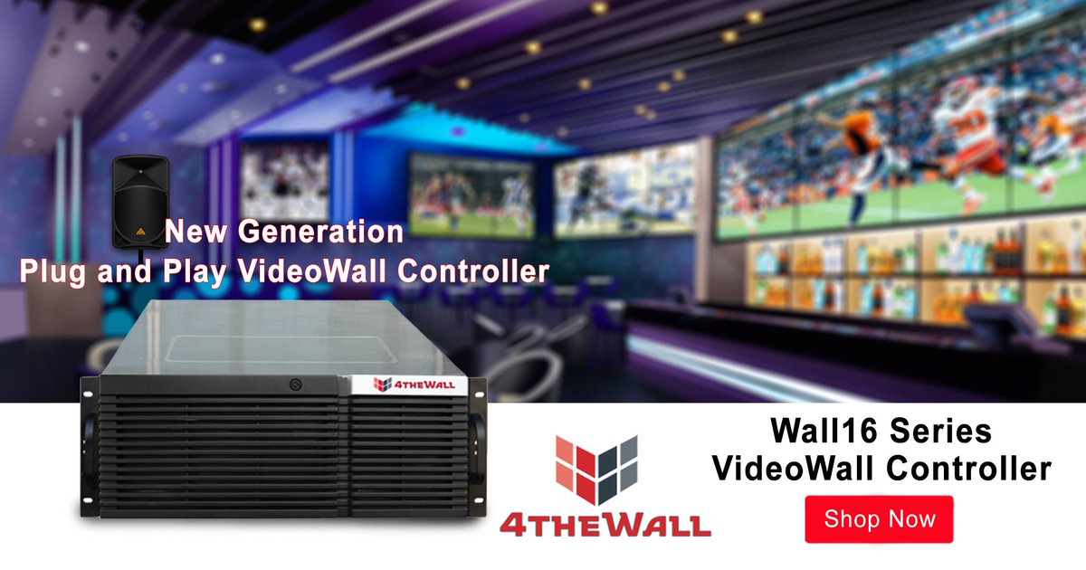 eproav's tweet photo. NEW GENERATION PLUG AND PLAY VIDEO WALL CONTROLLER by 4thewall
https://t.co/QMfJly67TI
#4thewall #videowallcontroller #video #plugandplay #videocontroller @eproav @ateksis https://t.co/hiLSN5xTOO