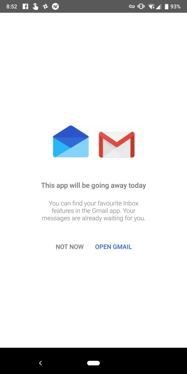 It is a very sad day 😞 #inbox