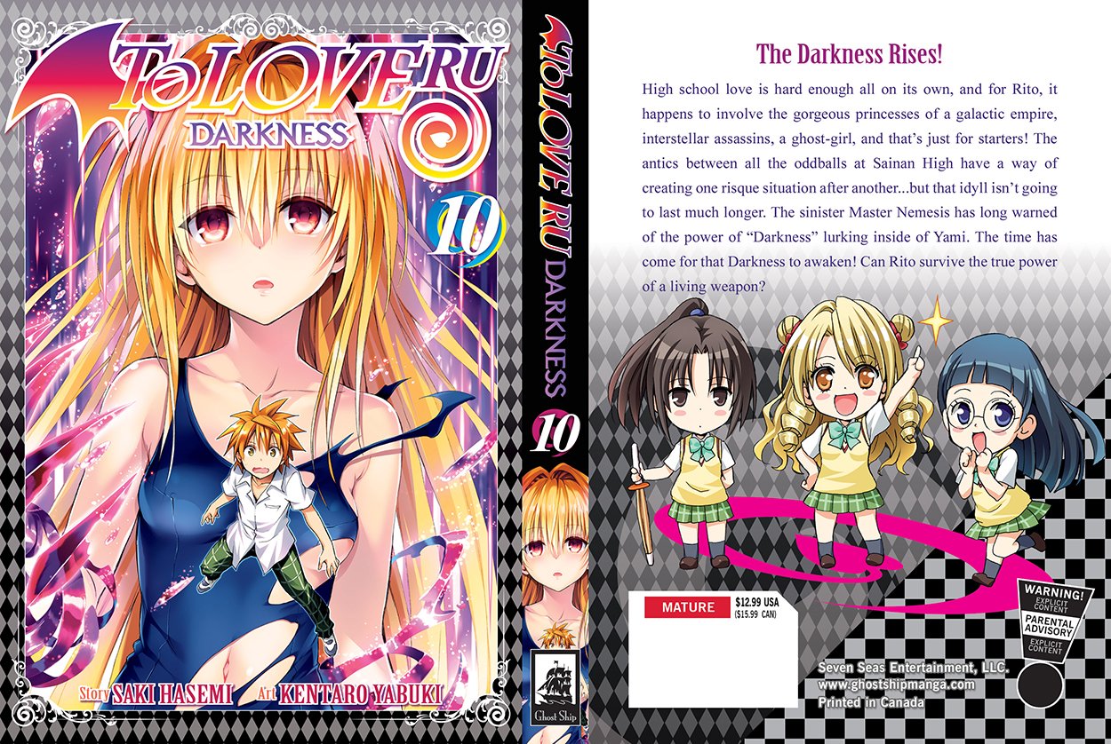 Seven Seas Licenses To Love Ru, To Love Ru Darkness Manga - News