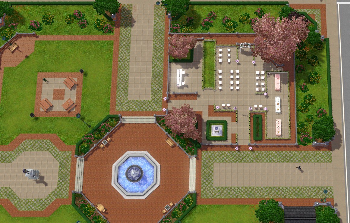 simcowplant's tweet photo. Experimenting with wedding venues for my soon-to-be-married Sims... #TheSims3 #Sims #TheSims #Sims3 #ShowUsYourBuilds https://t.co/SroO6EWUCh