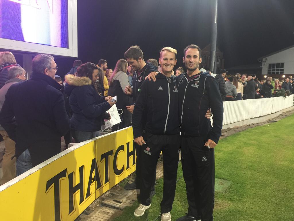 karakaland's tweet photo. More pics from a fantastic evening at @SomersetCCC #kitlaunch #lightlaunch looking forward to #pressday already πππ https://t.co/KgptDfTcoF