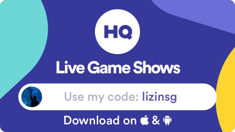 angmoh's tweet photo. Play live game shows and win cash prizes with me on @hqtrivia. Use my code 'lizinsg' to sign up! https://t.co/BF1UIsrV0S https://t.co/80YThDy80f