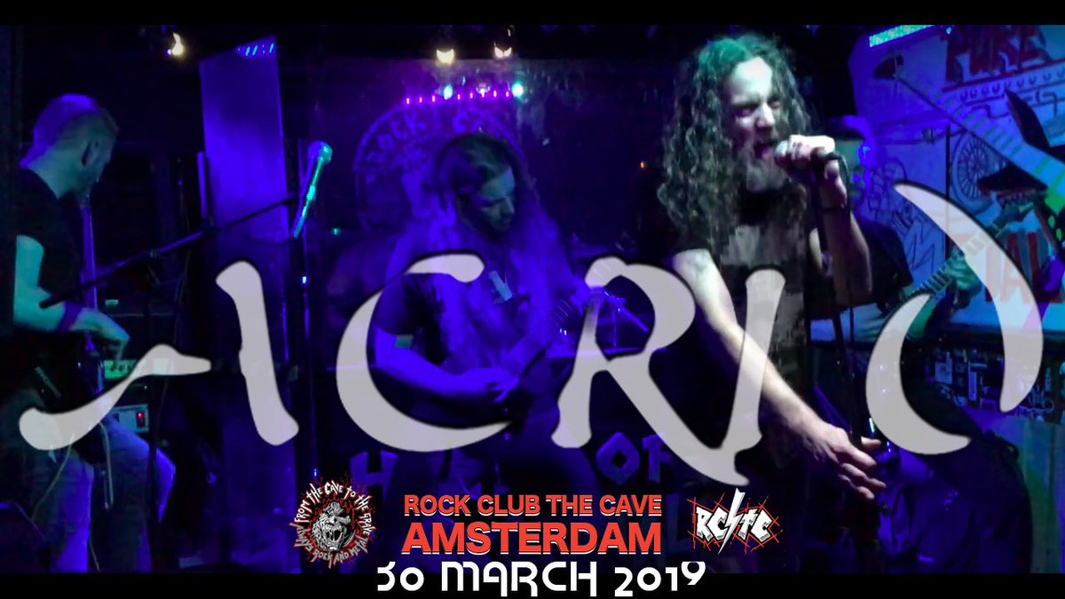 acridnl's tweet photo. We had a 🤘🏻SHREDDING🤘🏻 time last Saturday in Rock Club the Cave, Amsterdam! Check out the full-show here, which includes a BRAND NEW song "Curse"! https://t.co/eFnmPbTKEF (There may be a few expletives thrown around here and there... don't @ us! 😉) #ACRID #LiveMetal #HeavyMetal https://t.co/PRX97gpyfc