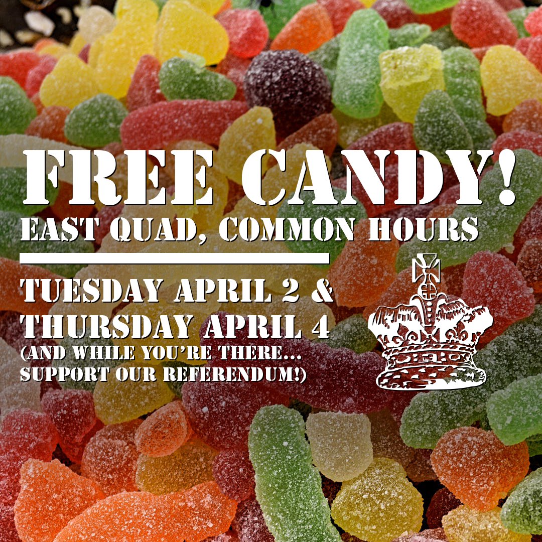 Catch The Kingsman on the quad TOMORROW and THURSDAY for some free candy!! (And sign our petition to merge with the @BC_Excelsior )