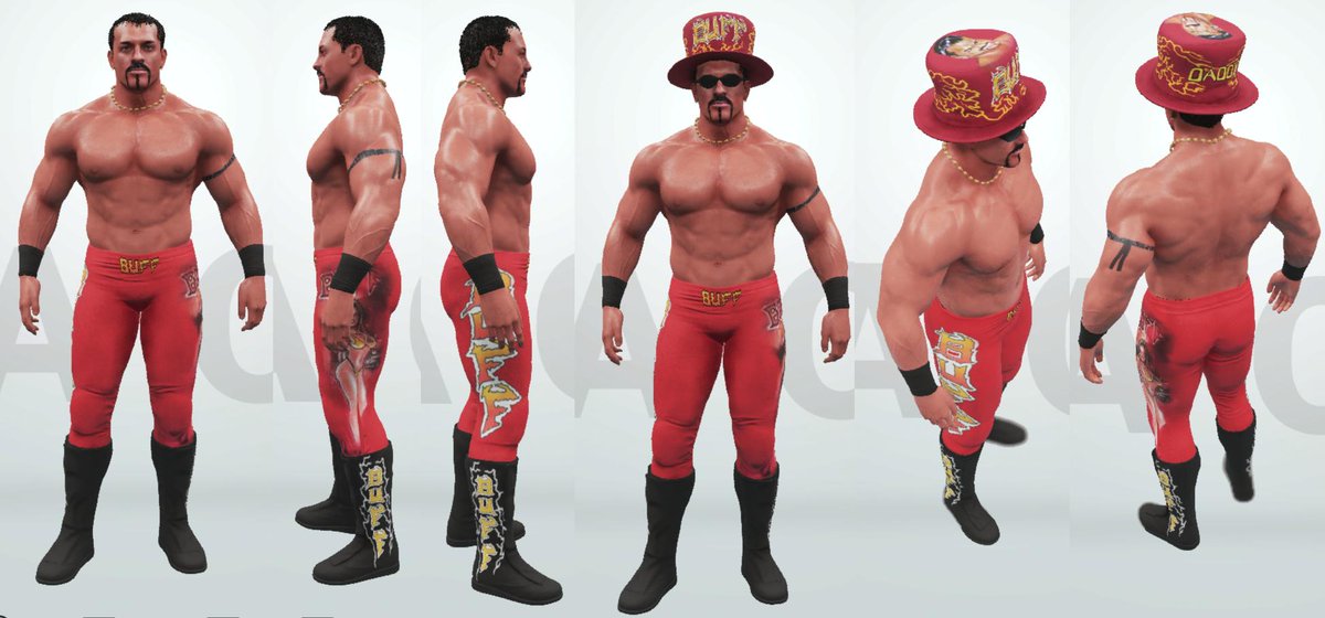 Buff Bagwell by WolfgangJT now uploaded for XB1 (should be coming for PS4 l...