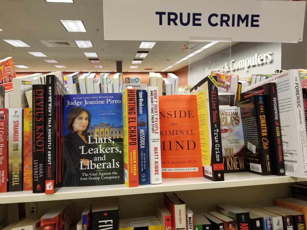 Live_Free_Sam's tweet image. Loved finding Liars, Leakers, and Liberals in Joplin under True Crimes. Perfect spot! @JudgeJeanine @RealJamesWoods @realDonaldTrump @realDailyWire @benshapiro