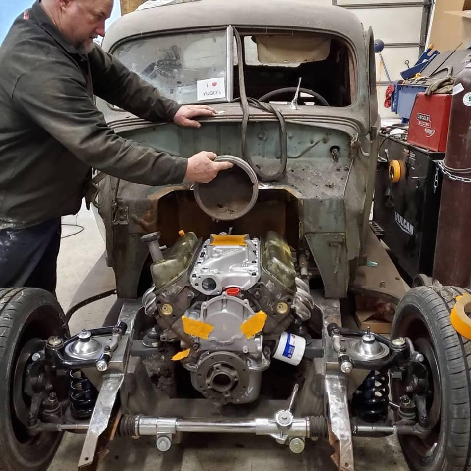 JackmansrodShop's tweet photo. After many many years the 40 Ford can now roll and move on it's own.... well kinda it's a roller now. Team white trash mafia is working hard.
#itmoves #roller #40fordcoupe #40ford #Wheels #tires #comingalong #buildoff #hotrod #hotrodshop #ratrod #ratrods https://t.co/UhHr8Wj4En