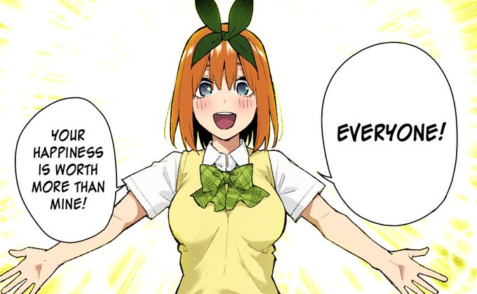 🚀🌕SpaceSandy⭐🌻さんがTwitterに投稿した中野四葉(五等分の花嫁)のイラスト。