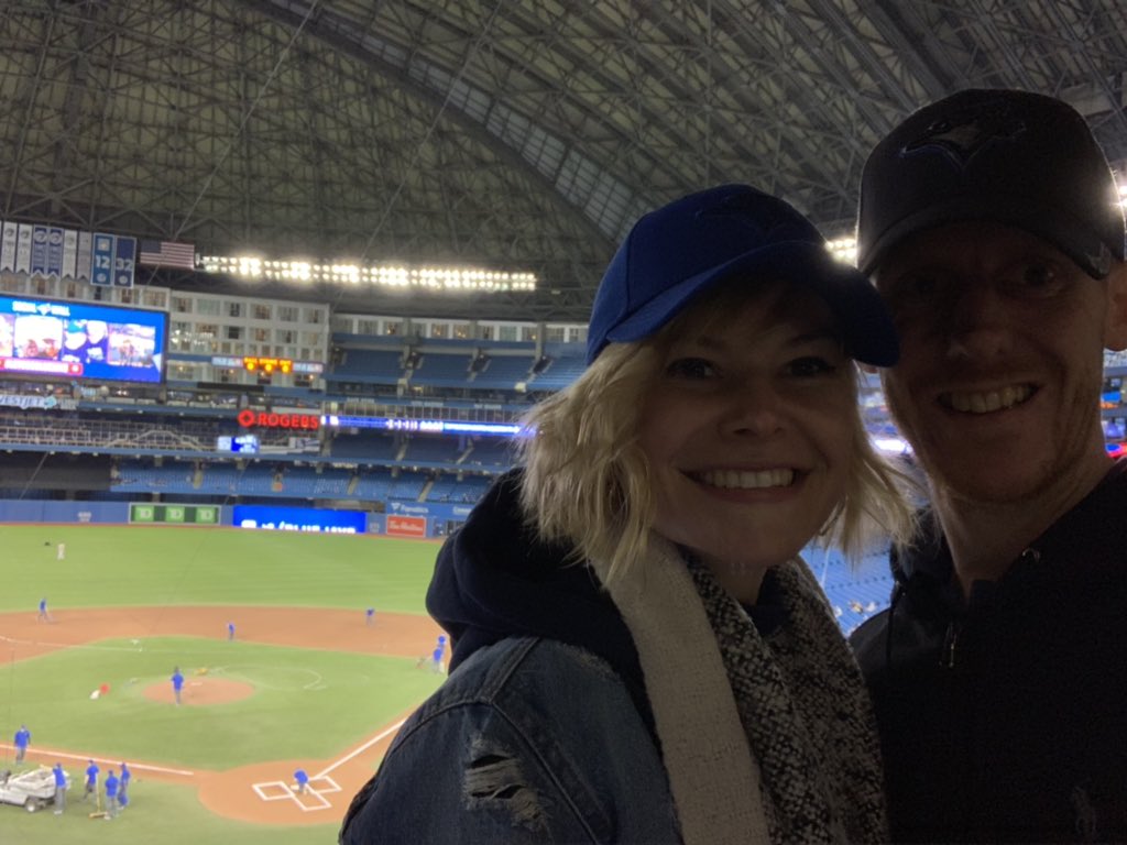 garyjameshealey's tweet photo. #LetsGoBlueJays day 1 of our honeymoon!!! https://t.co/672FA3GAkc