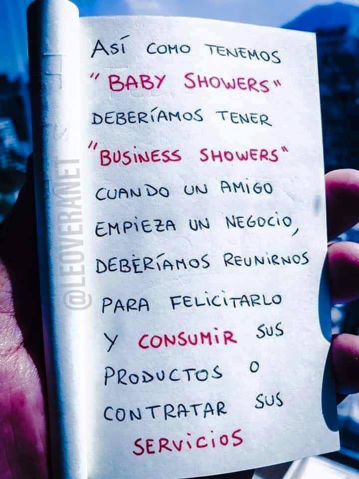 AngusAndrea's tweet photo. Así como tenemos #babyshowers deberíamos tener #BussinessShowers #Emprendedores #minegociopropio https://t.co/XEyCBNb2M8