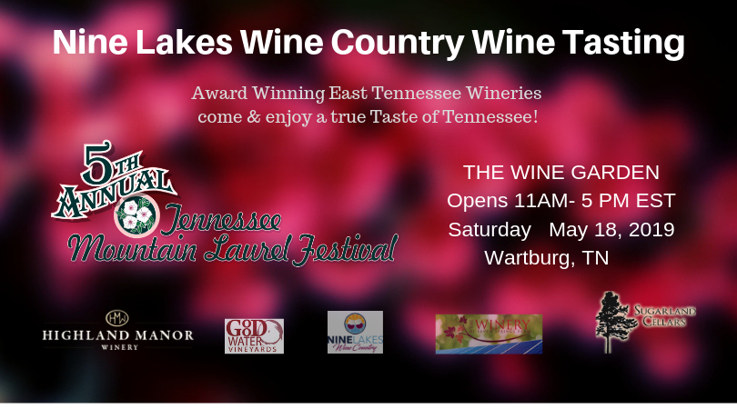 SeeMoCoTN's tweet photo. May 18, 2019 Tennessee Mountain Laurel Festival 9Lakes Wine Country Tasting #highlandmanorwine #wineryatsevenspringsfarm #surgarlandcellars #goodwartervineyards #9lakes #tnvacation #madeintn https://t.co/iUWhfdXQRn