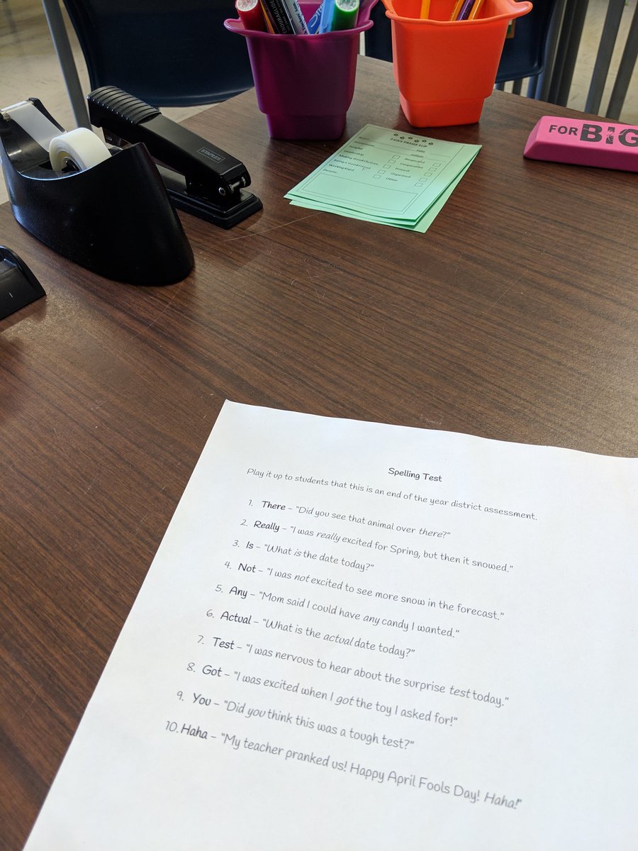 dellbrewer's tweet photo. It was a succesful day of pranks in 3Brewer. Here are two of of the best ones!
Update: I'm still disappointed about the lack of chocolate! #AprilFools #FakeTest #FakePresent #RealLaughs https://t.co/VqwwpoDeM6