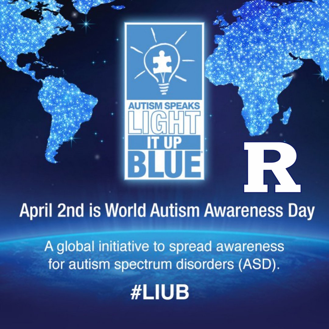 April 2nd is World Autism Awareness Day.  It is supported by the U.N. to foster greater understanding, acceptance, and inclusion of Autism Spectrum Disorder (ASD) in communities globally.  Please join us in celebrating World Autism Awareness Day by wearing blue on April 2nd.