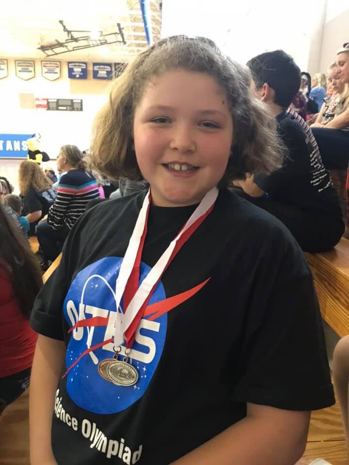 Congratulations To Libby for rocking Science Olympiad! 2nd place Backyard Biologist and 3rd place Ramp and Roll! Way to go!