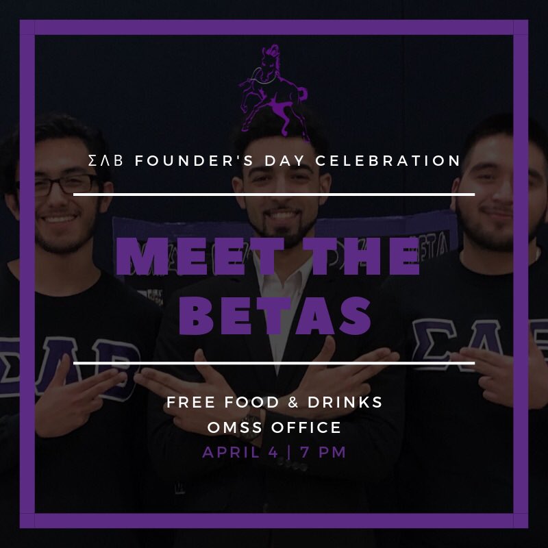 This Thursday for founders day we will be hosting a meet up with current and alumni members from the Epsilon Alpha chapter at the OMSS office for our founders day celebration! I hope to see y’all there 🙏