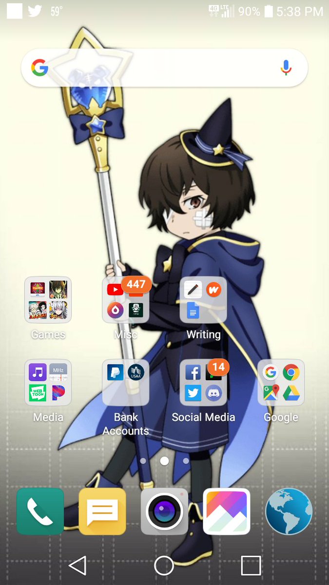 This adorable baby is my homescreen wallpaper.