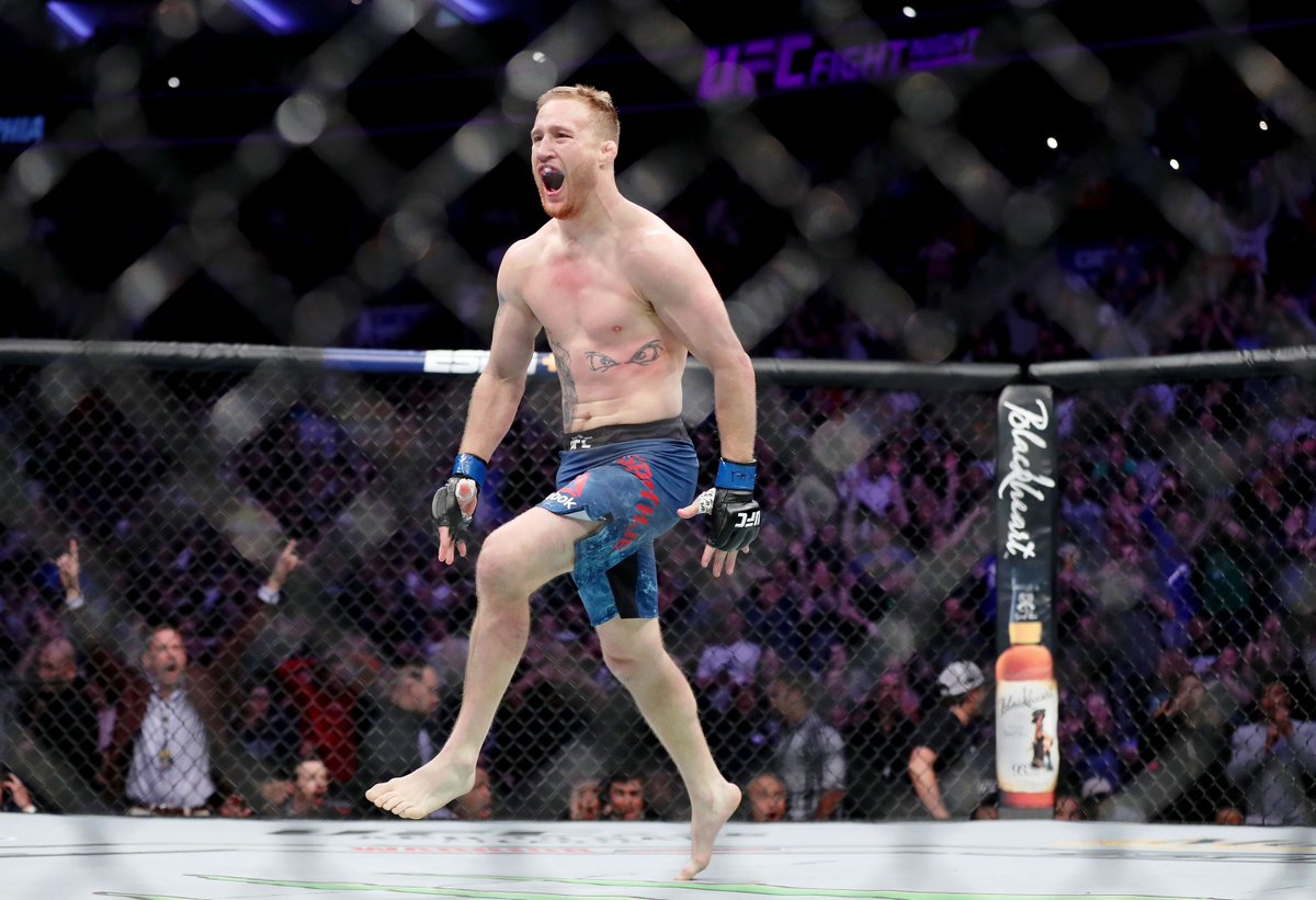 MMAFighting's tweet photo. VIDEO: Monday Morning Analyst: Is Justin Gaethje a threat to champ Khabib Nurmagomedov (@lthomasnews) https://t.co/LVMy0XUfTe https://t.co/PcxSyq6iWT