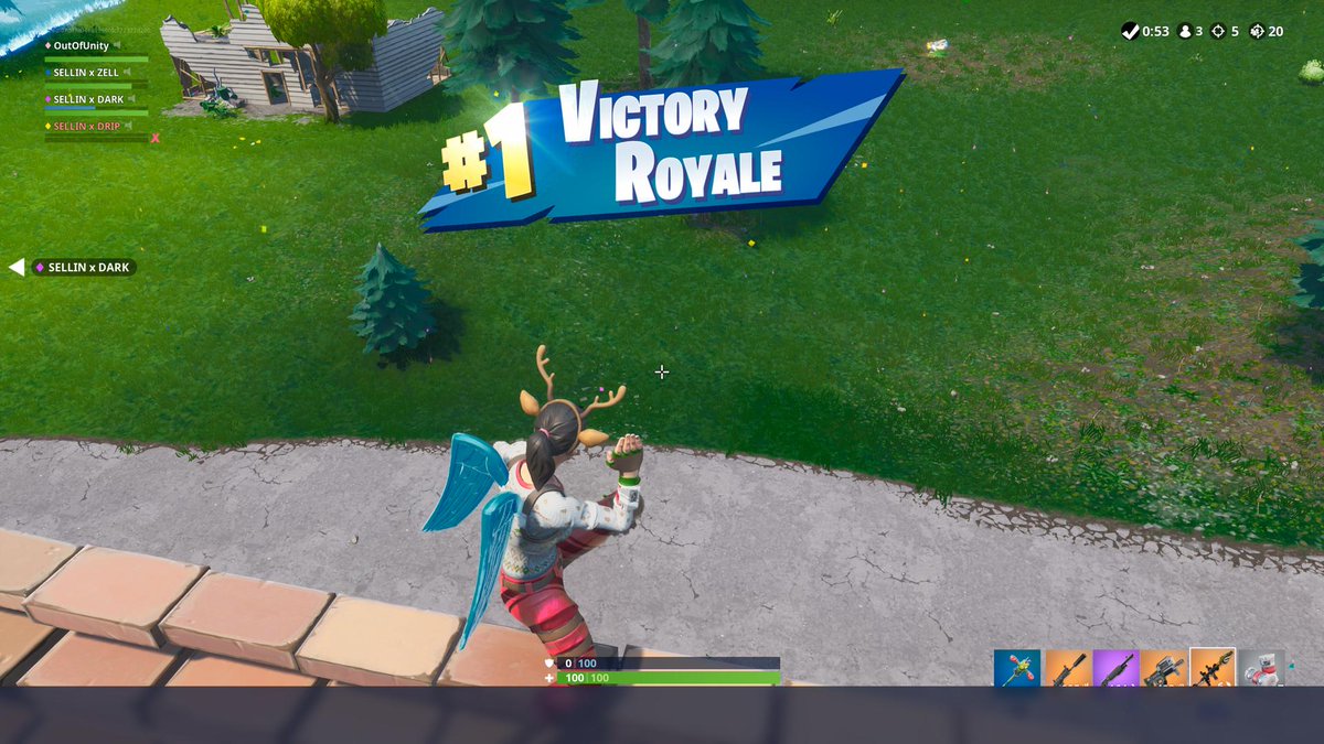 zeroheat666's tweet photo. #Fortnite 20 kill Squad game easy dubs https://t.co/7Vb4w2EdB5