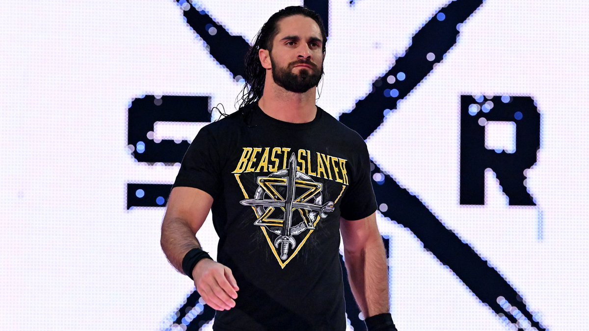 DailyAmbrollins's tweet photo. #RAW digitals: Seth confronted Brock Lesnar. #SethRollins https://t.co/ff1VqnYTU4