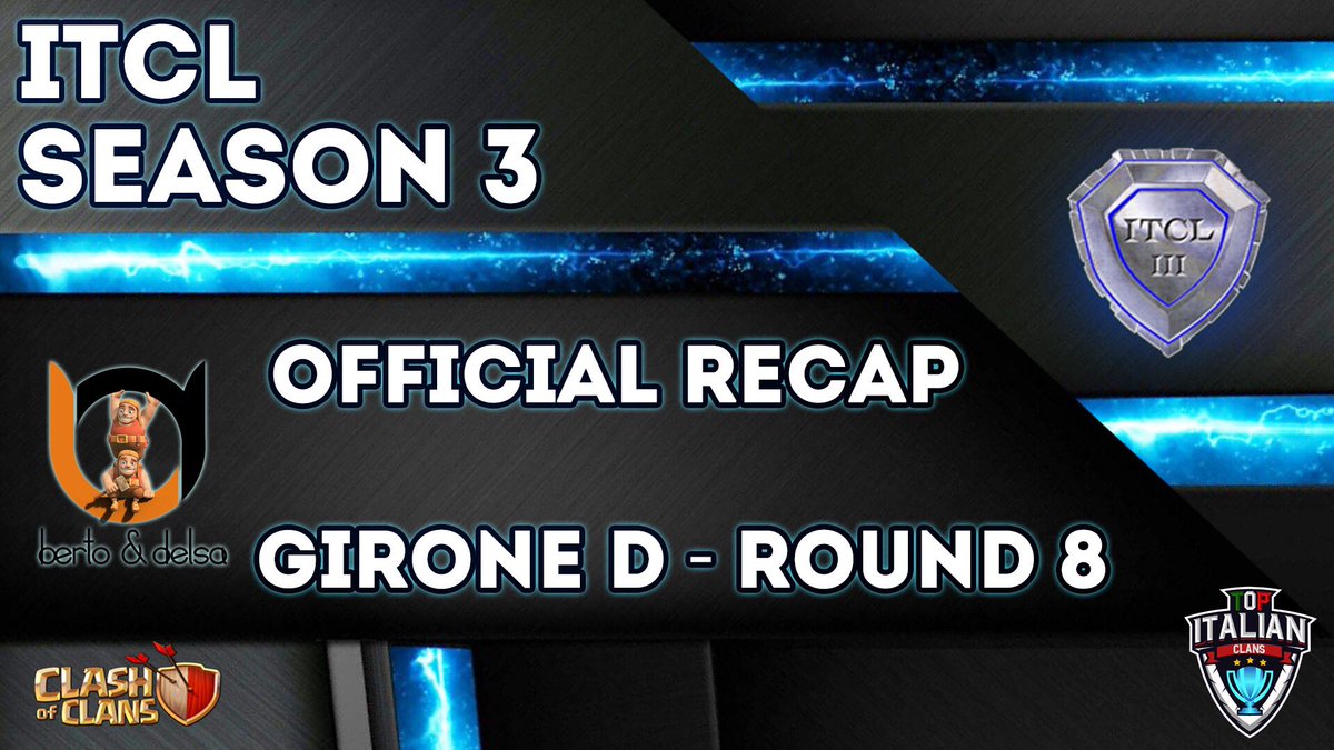 _GamersHouse's tweet photo. ITCL3 [8º ROUND] GIRONE D

Il buon Delsa ci mostra il video recap del girone D

Match disputati:

Mega Italy vs Alleanza Golem
Solo RelaxCoppe vs Accademia
Italian Heroes vs I Caballeros 
Rest In Peace vs Argonauti 

https://t.co/Stl5ucbpyU

#clashofclans #TopItalianClans #ITCL3 https://t.co/BBMrdJPsgo