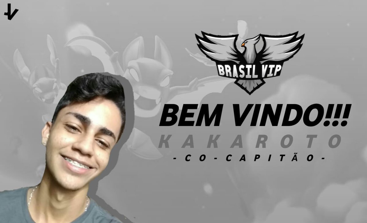 Gostaria de Estar dando as Boas Vindas ao nosso novo reforço para a comissão técnica do time, um player ótimo e agora tendo a disponibilidade de liderar um time junto ao nosso Capitão! Bem Vindo Kakaroto #GoVips